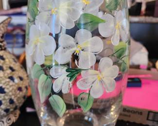 Hand painted vase