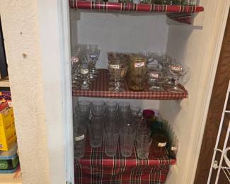 Collectable and vintage glasses