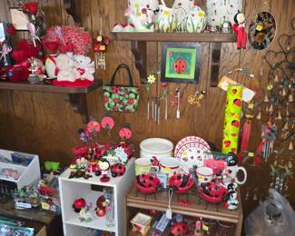 Collectable lady bugs