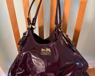 Coach Patent Leather Bag