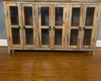 Modern rustic buffet