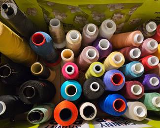 Embroidery thread galore in beautiful and vibrant colors