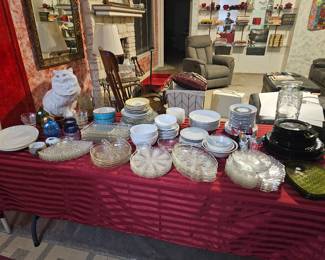 Variety of mid-century modern dishes - unique and fun for your next gathering