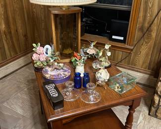 In table
