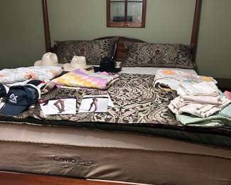King size poster bed