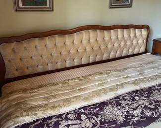 Headboard and matching night stand and dresser. Perfect condition.