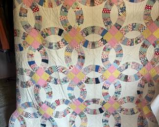 125+ year old handmade quilt in great condition
