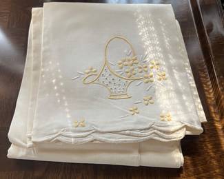 Antique pillow cases