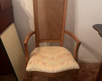 Vintage Maple dining table and 8 chairs