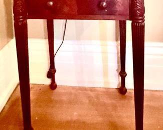 Small nightstand table