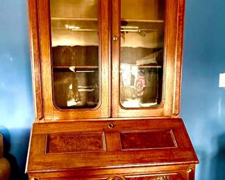 Tall mahogany secretary 