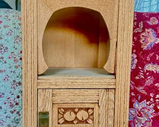 Unique oak nightstand