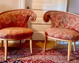 Unique set of chairs from a Chicago estate, has a fainting couch that needs reupholstered 