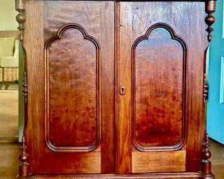 Antique sewing cabinet 