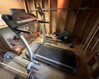 older motorized folding treadmill