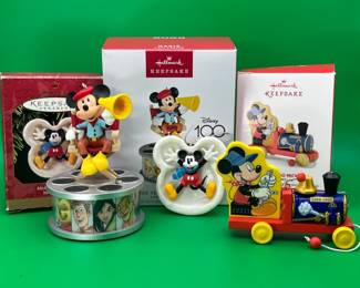 3 Hallmark Keepsake Disney Mickey Ornament