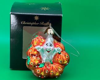 Retired Christopher Radko Giggles and Boo Ornament