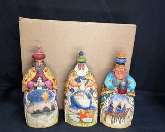 Jim Shore Three Wise Me nativity figurines