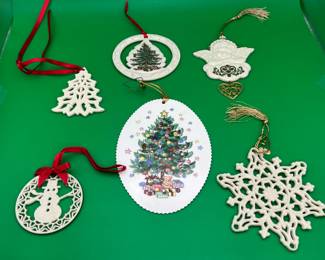 Lenox, Niko & Spode Christmas ornaments