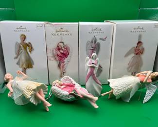 4 Keepsake Angel Ornaments