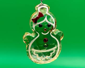Swarovski Holiday Cheers Gingerbread Man Ornament