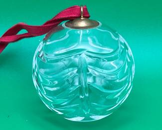 Tiffany & Co. Crystal Ball Ornament