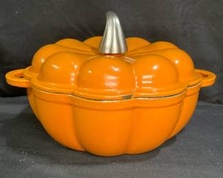 Le Creuset pumpkin-shaped Dutch oven