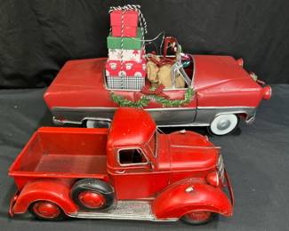 2 Christmas Decor TRuck & Convertible