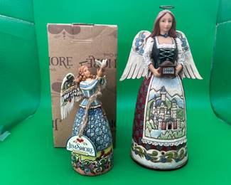 2 Jim Shore Angels Peace & Long Live Deutschland