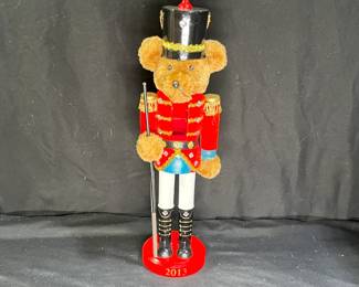 4" Martha Stewart Holiday Teddy Bear Nutcracker