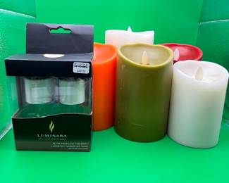 6 LED Pillar Candles