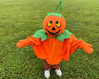 37-inch Porch Kids Pumpkin Door Greeter