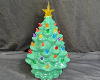 Mr. Christmas nostalgic ceramic tabletop tree
