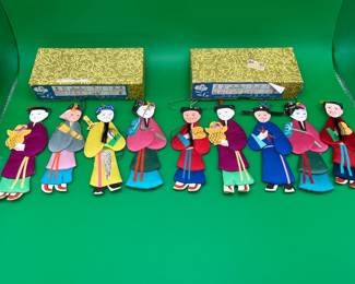  Vintage Chinese Handcrafted Hanging Ornaments