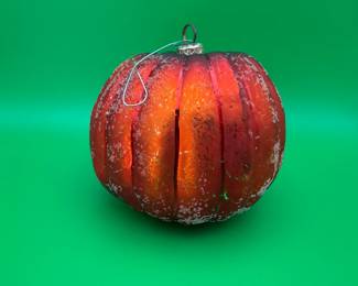Pumpkin Ornament Vintage Christopher Radko
