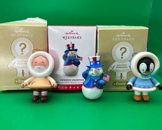 3 Hallmark Keepsake Christmas Ornaments