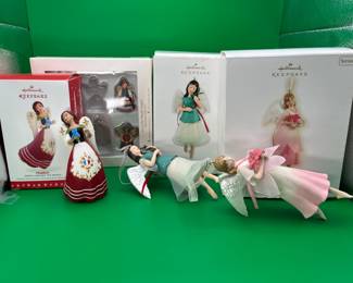 3 Hallmark Keepsake Angel Ornaments