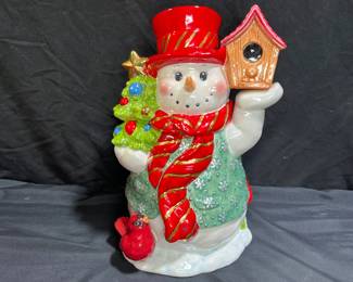  Christopher Radko Snowman Cookie Jar