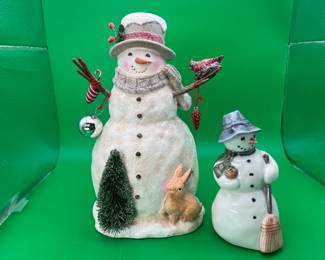 Royal Copenhagen & Woodlan Christmas Figurines