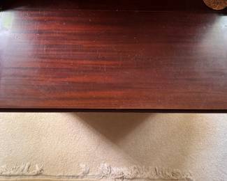 Slant Front Chippendale Style Mahogany Desk. Measures 36" W x 20" D x 41" H. Photo 2 of 4.