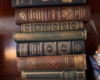 Leather Bound and Antique Books.