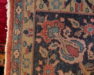 Antique Sarouk Rug. Measures 20' x 12' 9". Photo 6 of 6.