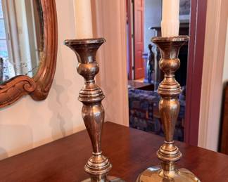 Sterling Silver Candlesticks. Photo 1 of 2.