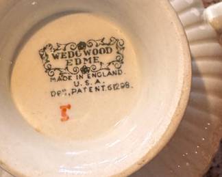 Wedgwood Edme Pattern Queensware -- Set of 12 Cups & Saucers -- Set of 7 Bowls. Photo 3 of 3.