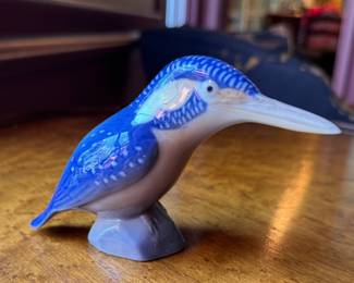 Royal Copenhagen Kingfisher Figurine. Photo 2 of 3.