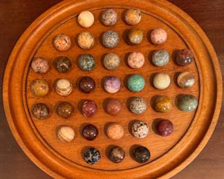 Marble Solitaire Board Game.