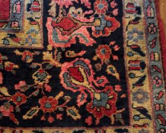 Antique Sarouk Rug. Measures 20' x 12' 9". Photo 5 of 6.