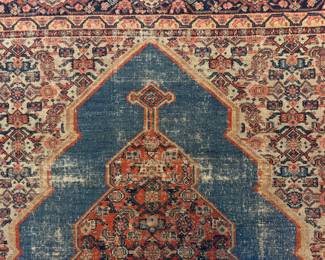 Antique Tabriz Rug. Measures 5' x 7' 2". Photo 2 of 5.