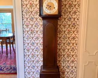 Colonial Tubular Chime Grandmother Clock. Measures 75" H x 12" D. Photo 1 of 4.