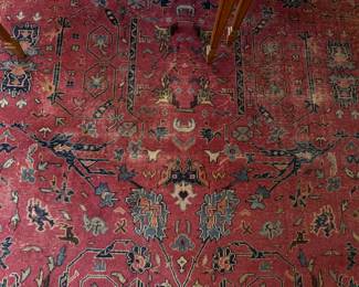 Antique Sarouk Rug. Measures 17' 10" x 10'. Photo 4 of 7.